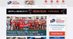 Desktop Screenshot of festiwalbiegowy.pl