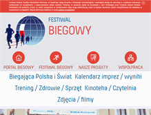 Tablet Screenshot of festiwalbiegowy.pl